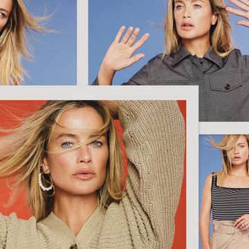 carolyn murphy wears her adeam collaboration
