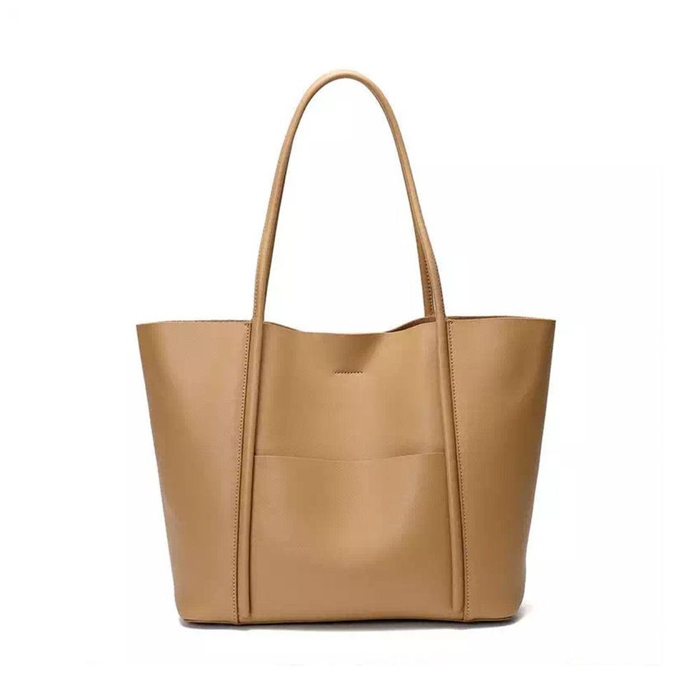 Classic Leather Tote Bag