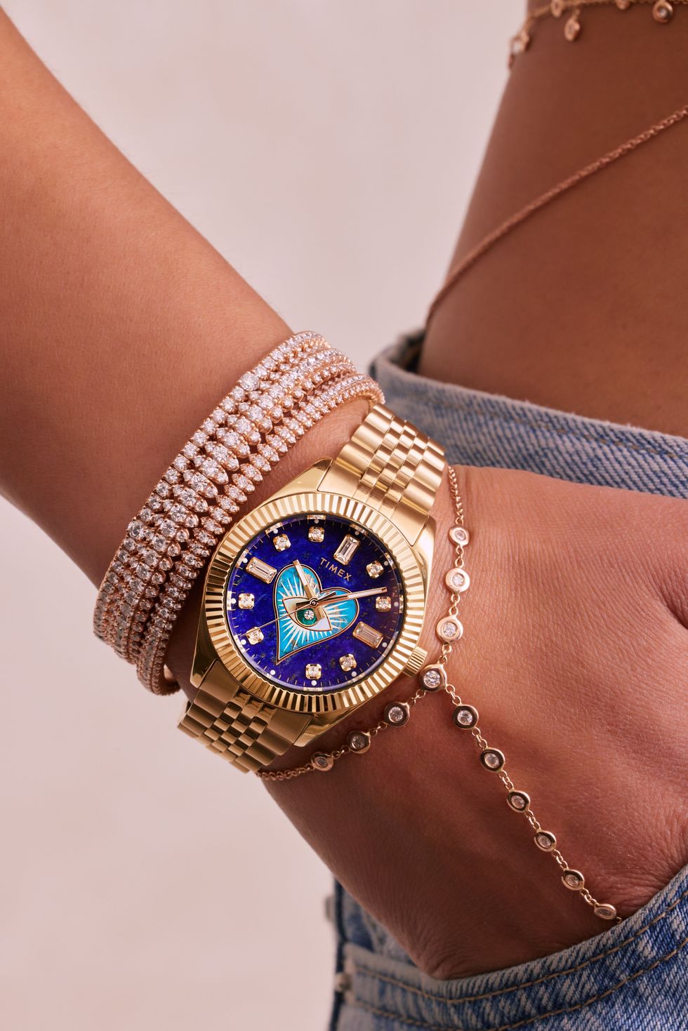 Jacquie Aiche Teams Up With Timex Again—This Time on Heart-Shaped Evil Eyes