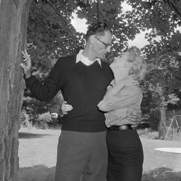 Marilyn Monroe and Arthur Miller