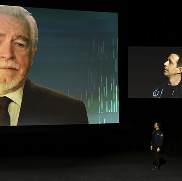 a photo from the production of episode 406 of “succession”