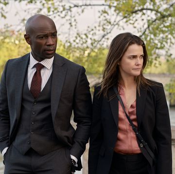 david gyasi as austin dennison and keri russell as kate wyler in episode 108 of the diplomat
