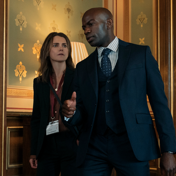 keri russell as kate wyler, david gyasi as austin dennison in episode 101 of the diplomat