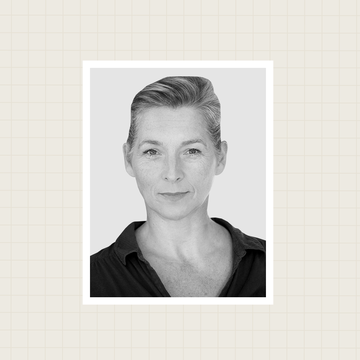 a black and white headshot of ita obrien next to the office hours logo
